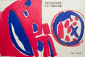 Original French lithograph poster by Pierre Tal-Coat titled "Proche de L’Ete" from 1962, featuring abstract art and vibrant colors.