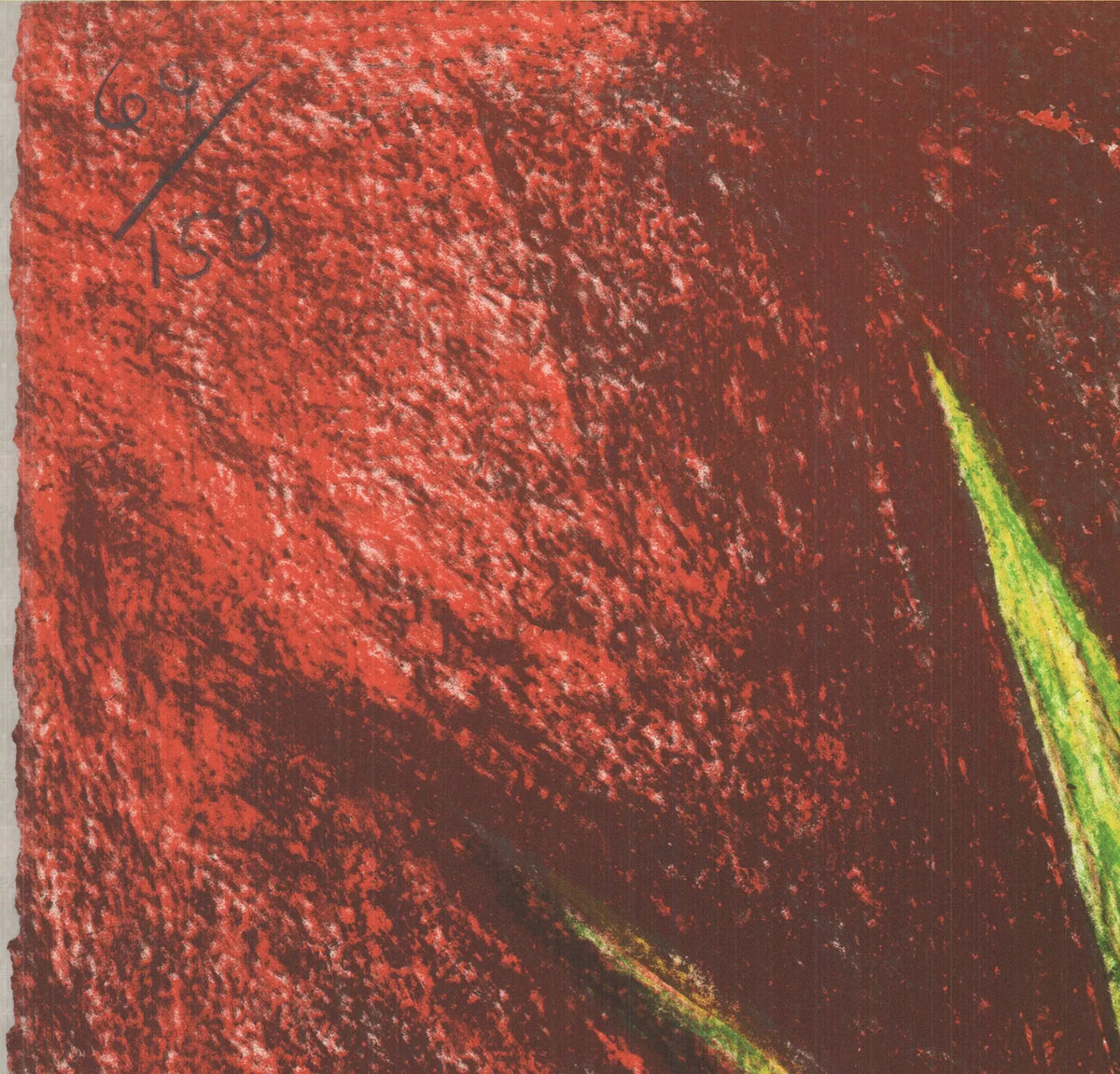 Signed Rafael Ferrer American Dance Festival 1991 limited edition serigraph artwork with vibrant abstract design.