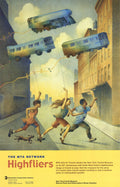 Raul Colon Highfliers 2002 vintage MTA advertising offset lithograph poster displayed on a wall.