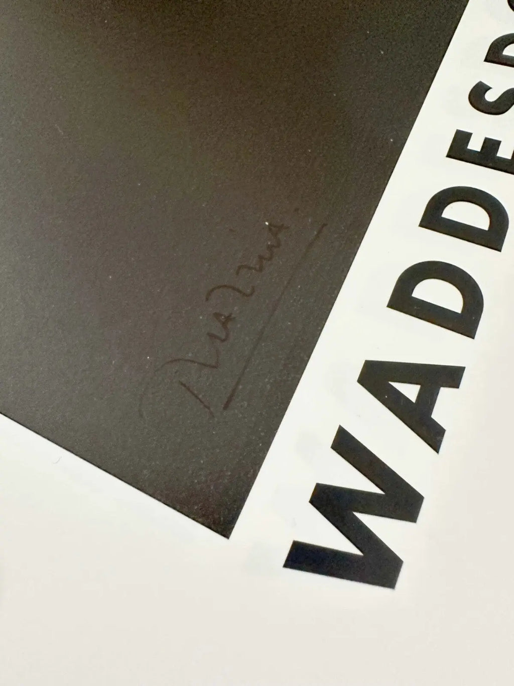 Original Razzia LV Classic Waddesdon Manor 2004 hand-signed poster featuring detailed artwork and signature, collectible art print.