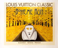 Signed original poster featuring the Razzia Louis Vuitton Classic Boheme Run 2006 design