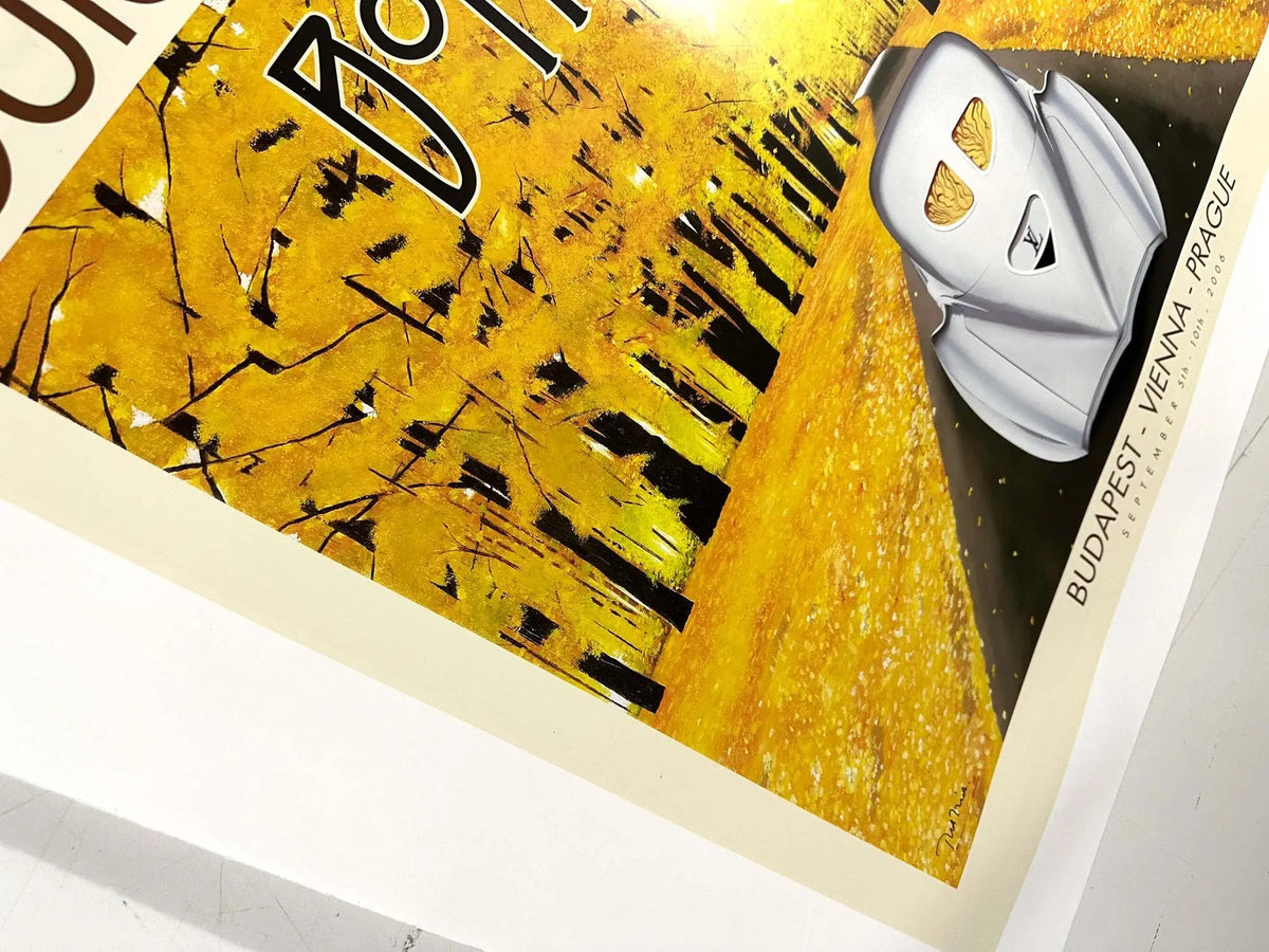 Original signed Razzia Louis Vuitton Classic Boheme Run 2006 poster featuring artwork and branding details.