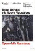 Remo Brindisi Works of the Resistance 1984 offset lithograph art poster featuring detailed artwork and bold design elements.
