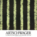Richard Artschwager At Castelli's 1989 exhibition offset lithograph poster showing abstract artwork by the artist.