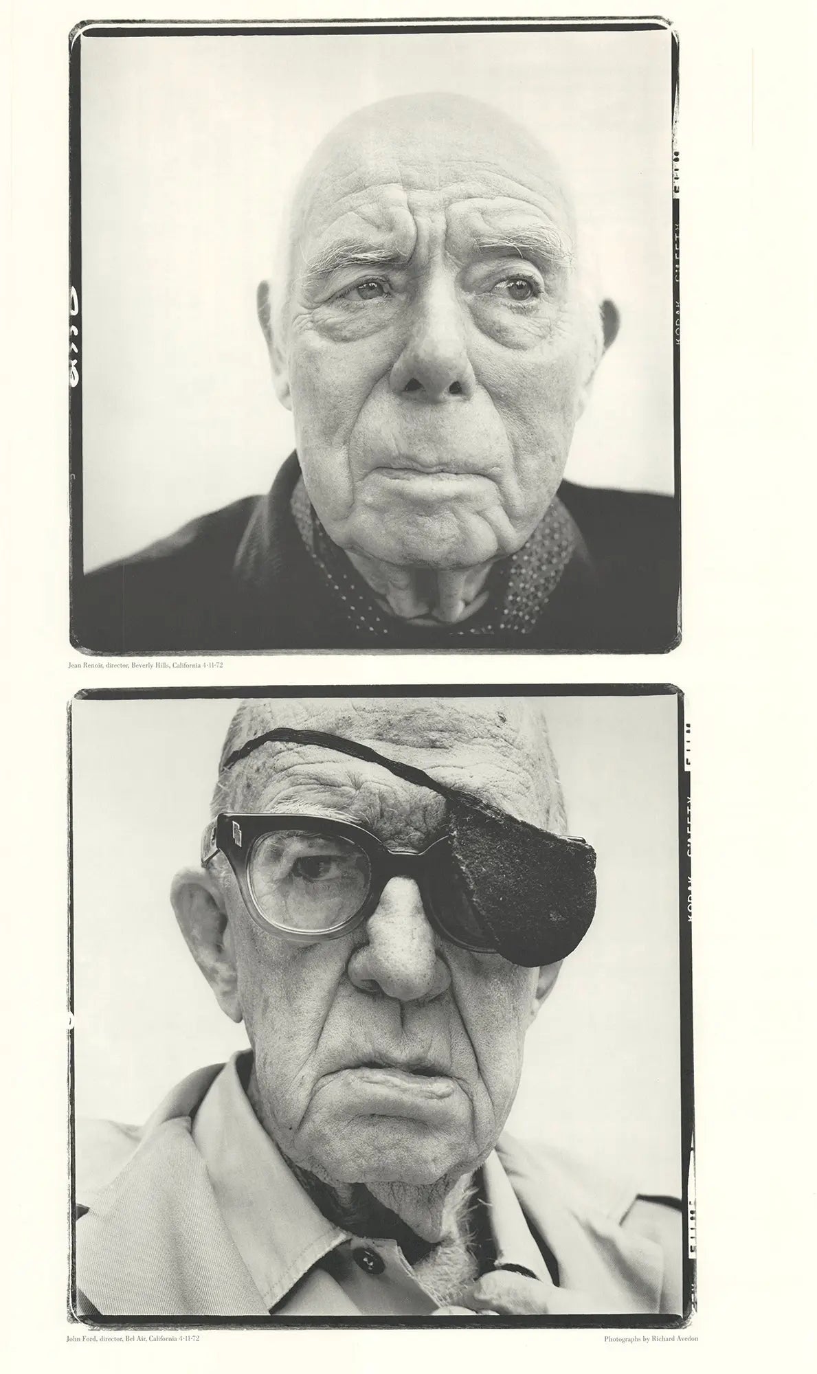 Richard Avedon 16th New York Film Festival 1978 exhibition poster featuring a black-and-white portrait of a model.