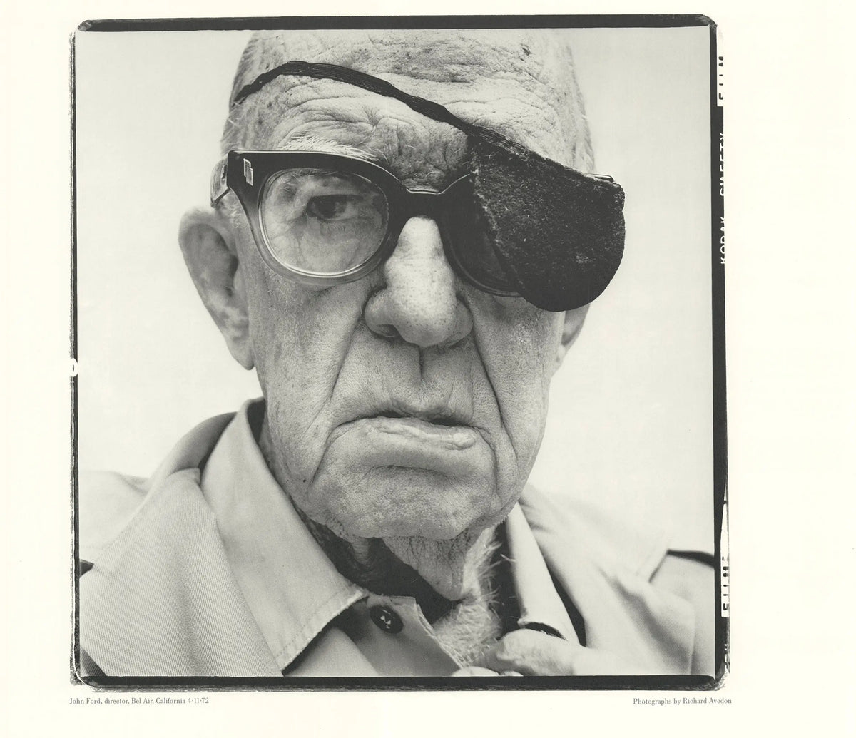 Richard Avedon 16th New York Film Festival 1978 exhibition poster featuring a black-and-white photographic portrait by the renowned photographer.