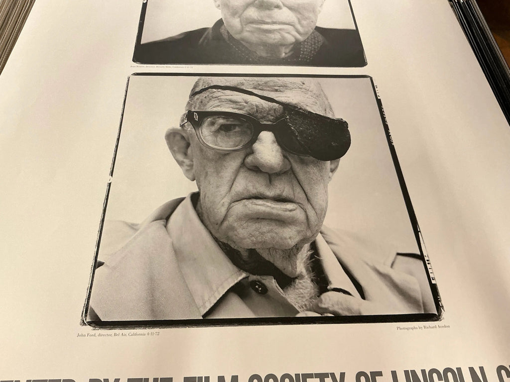 Richard Avedon 16th New York Film Festival 1978 exhibition poster featuring his photography and event details.