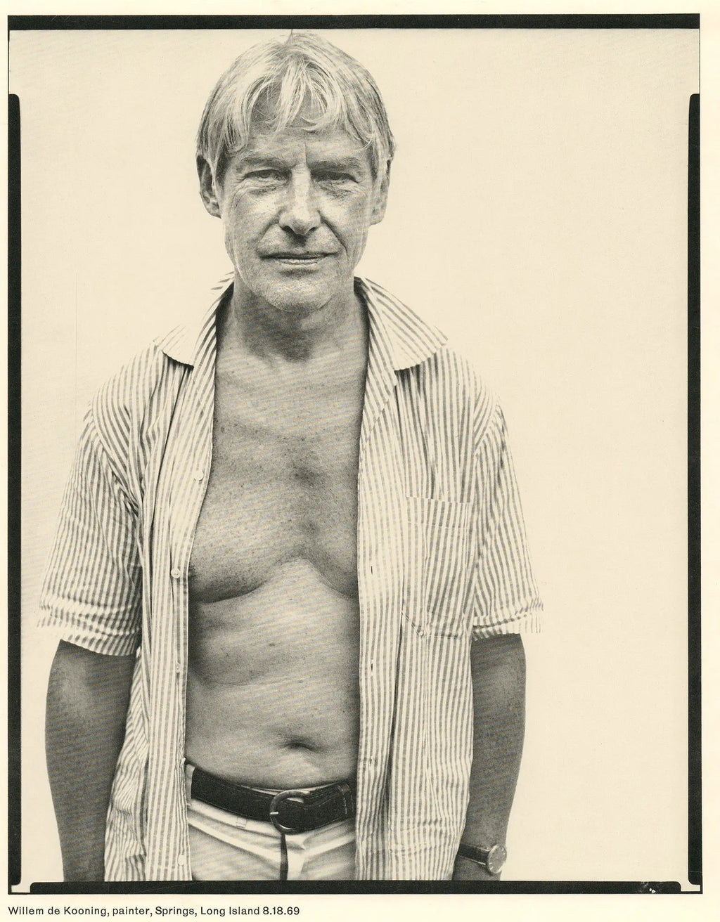 Richard Avedon Marlborough 1975 original exhibition offset lithograph poster, featuring photographic artwork by Richard Avedon.