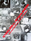 Richard Serra Steelmill vintage exhibition poster print from Castelli's 1970 collection, featuring abstract steel sculpture imagery.