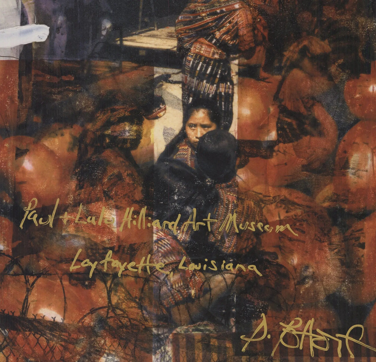 Robert Rauschenberg Perspective 2005 offset lithograph art poster, showcasing his exhibition artwork in vibrant colors.