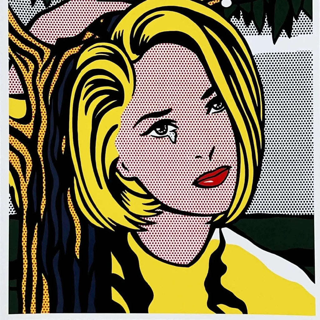 Limited edition Roy Lichtenstein art print titled "I'm Sorry" featuring comic book style pop art imagery.