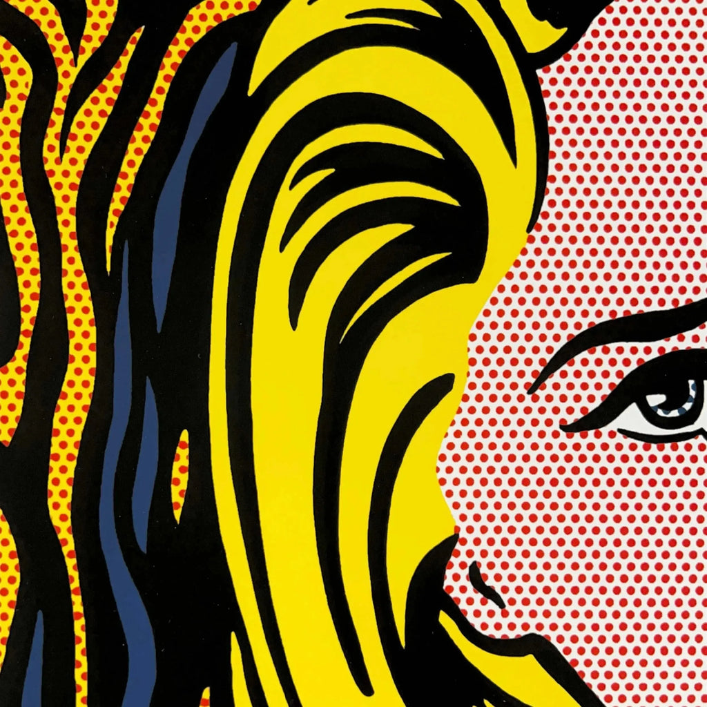 Limited edition Roy Lichtenstein art print titled "I... I'm Sorry" featuring comic-style pop art imagery.