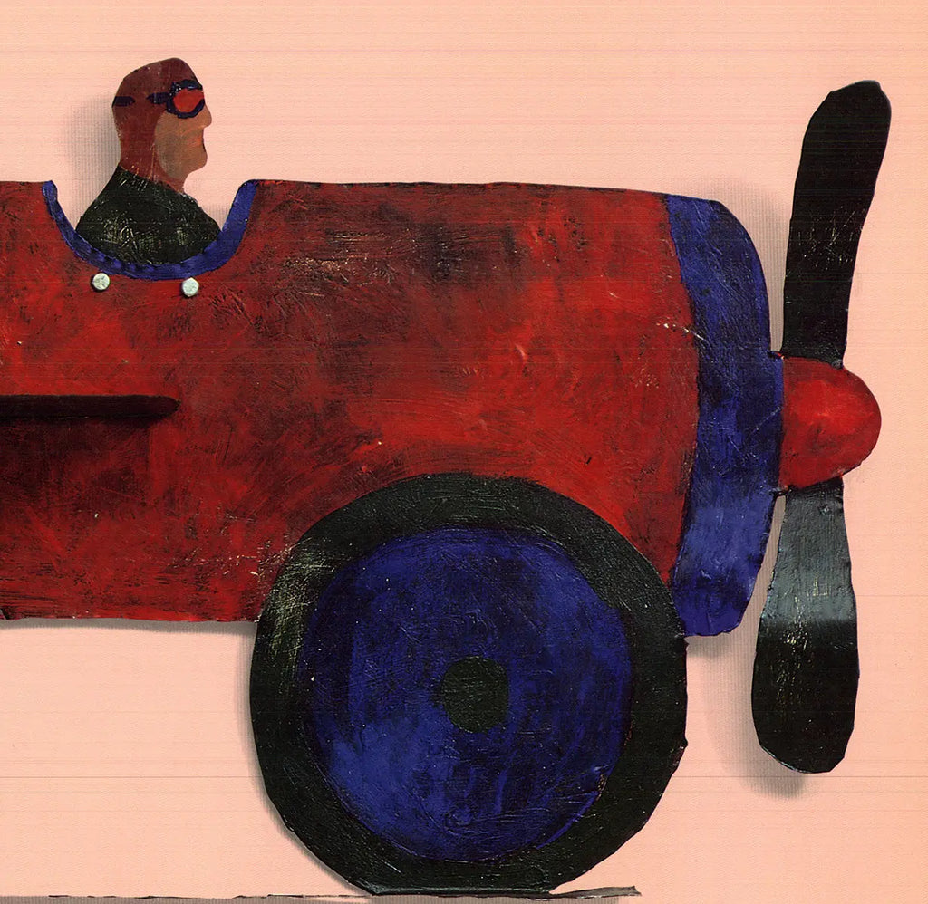 Seymour Chwast Cars XI 1996 original offset lithograph art poster featuring colorful vehicle illustrations and bold graphic design.