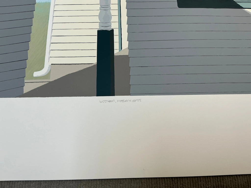 Gretchen Dow Simpson Westport Massachusetts 1991 signed limited edition serigraph artwork on paper.