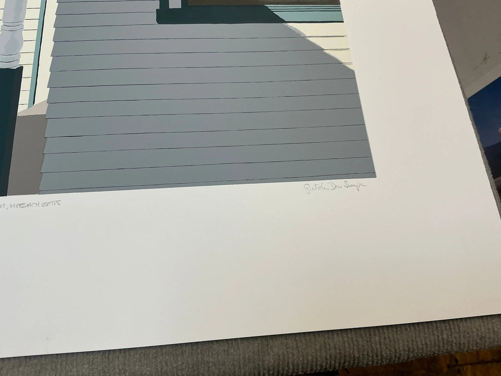 Gretchen Dow Simpson Westport Massachusetts 1991 signed limited edition serigraph artwork by Gretchen Dow Simpson