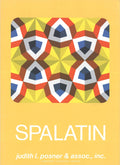 Limited edition abstract serigraph by Marko Spalatin titled Kaleidoscope 1980, signed and featuring vibrant, intricate kaleidoscope patterns.