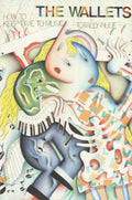 Steve Kramer The Wallets 1984 original music lithograph art poster featuring vibrant, detailed design by artist Steve Kramer.