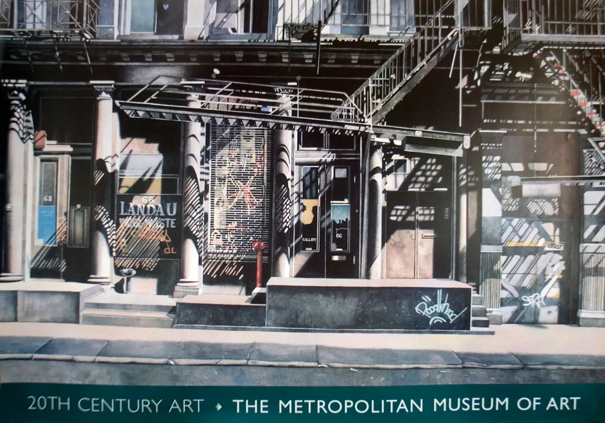 Susan Holcomb Soho Poodlehead 1995 offset lithograph exhibition poster featuring colorful abstract artwork by the artist.