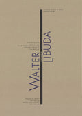 Walter Libuda Karawane 1992 original exhibition offset lithograph poster featuring vibrant abstract artwork and bold typography.