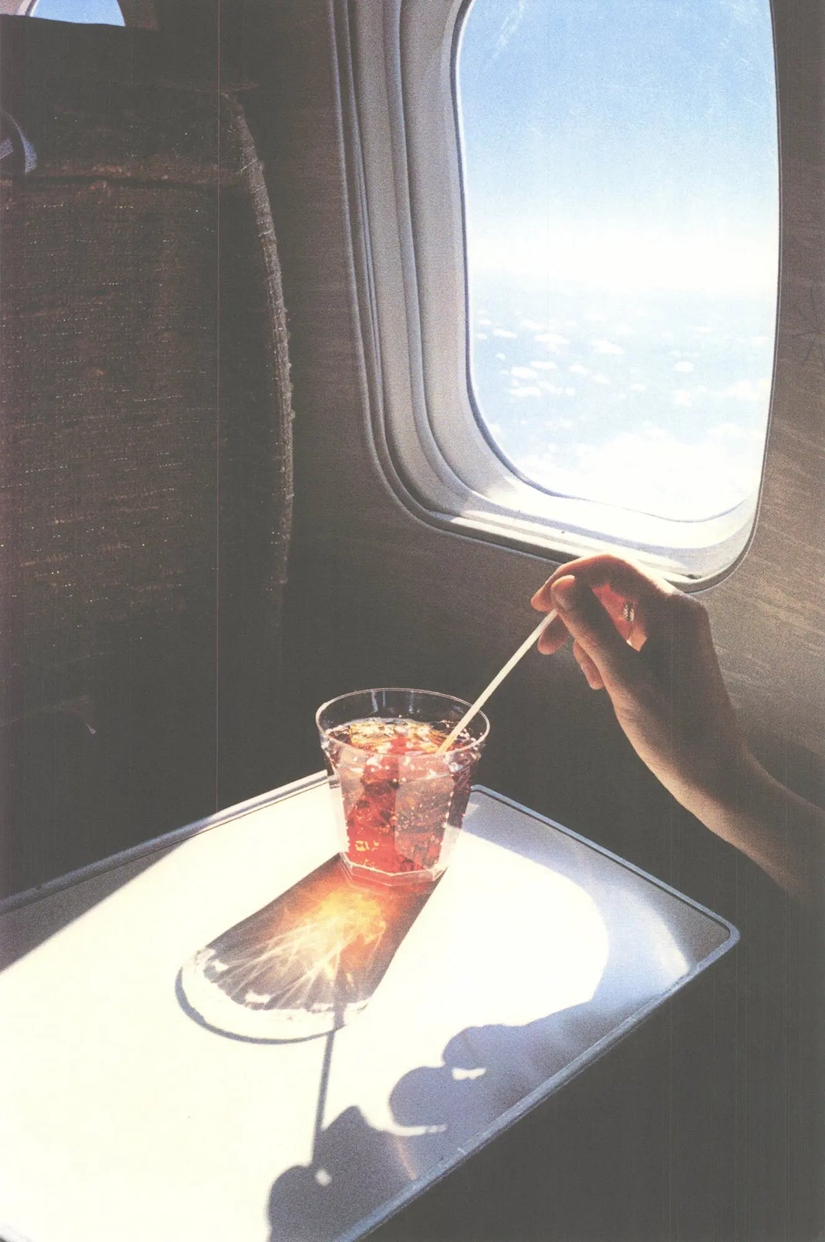 William Eggleston Drink 2018 Louisiana Museum exhibition art poster showing a colorful, vintage-inspired photograph by William Eggleston.