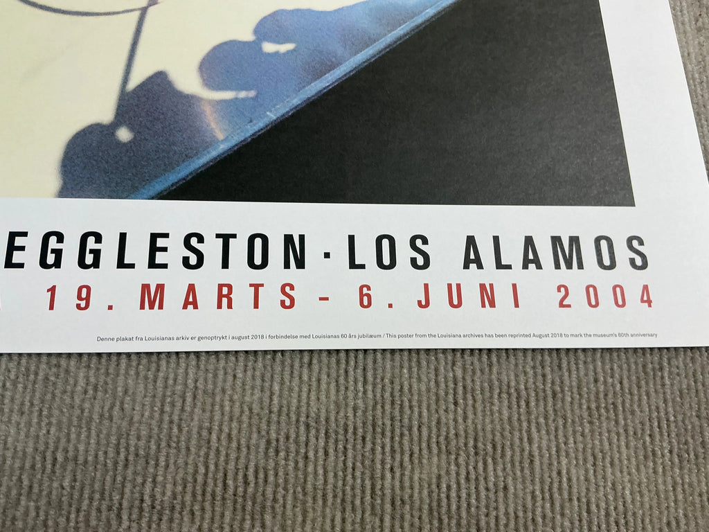 William Eggleston Drink 2018 Louisiana Museum exhibition art poster featuring vibrant, colorful photograph by William Eggleston.