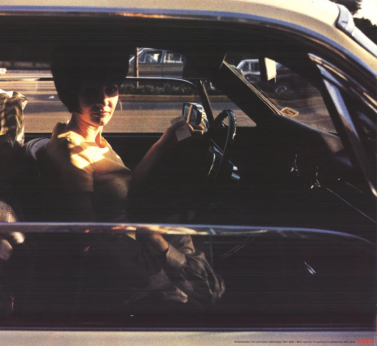William Eggleston Los Alamos 2014 exhibition art poster featuring a vibrant, colorful photographic print by William Eggleston