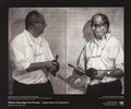 William Kentridge Invisible Mending 2011 offset lithograph poster from Israel Museum exhibition, featuring abstract artwork and bold colors.