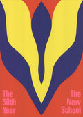 Original abstract serigraph print by Jack Youngerman of New York City Center, 1969, showcasing vibrant geometric design and bold colors.