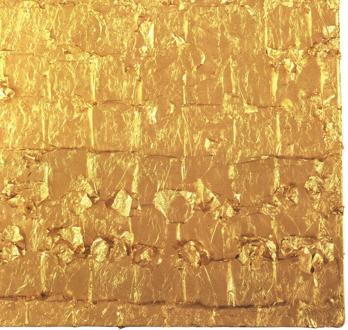 Yves Klein Gold Leaf on Panel 1994 Museum Exhibition Poster art featuring Yves Klein's signature gold leaf design on a panel.